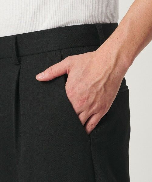 BEAUTY&YOUTH UNITED ARROWS / ビューティー&ユース ユナイテッドアローズ その他パンツ | 【WEB限定 WARDROBE SMART】 ウールライク ステルスポケット 1P セミワイド パンツ | 詳細8