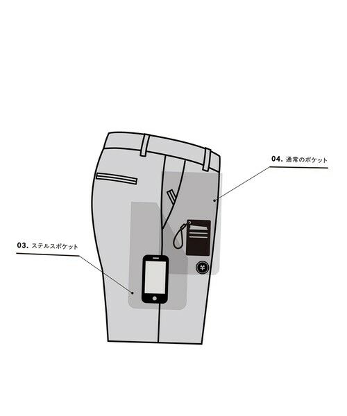 BEAUTY&YOUTH UNITED ARROWS / ビューティー&ユース ユナイテッドアローズ その他パンツ | 【WEB限定 WARDROBE SMART】 ウールライク ステルスポケット 1P セミワイド パンツ | 詳細13