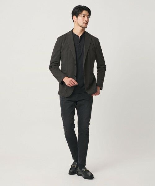 BEAUTY&YOUTH UNITED ARROWS / ビューティー&ユース ユナイテッドアローズ テーラードジャケット | 【WEB限定 WARDROBE SMART】エアリーピケ ジャージ 2B ジャケット | 詳細1