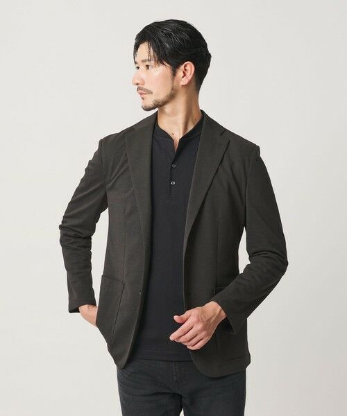 BEAUTY&YOUTH UNITED ARROWS / ビューティー&ユース ユナイテッドアローズ テーラードジャケット | 【WEB限定 WARDROBE SMART】エアリーピケ ジャージ 2B ジャケット | 詳細2
