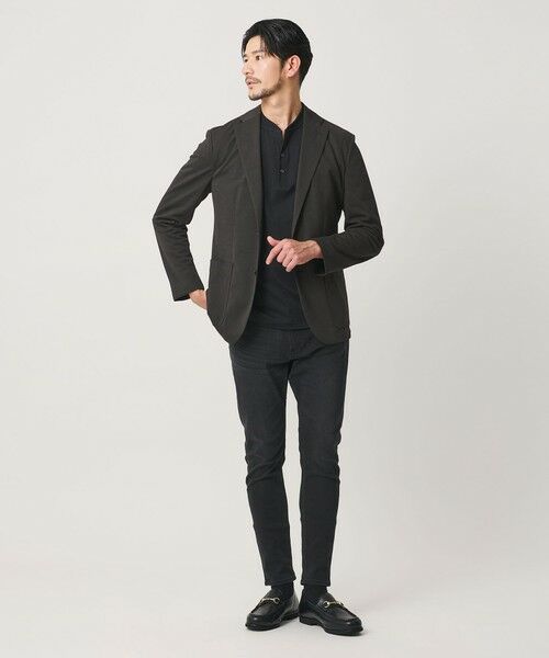 BEAUTY&YOUTH UNITED ARROWS / ビューティー&ユース ユナイテッドアローズ テーラードジャケット | 【WEB限定 WARDROBE SMART】エアリーピケ ジャージ 2B ジャケット | 詳細4