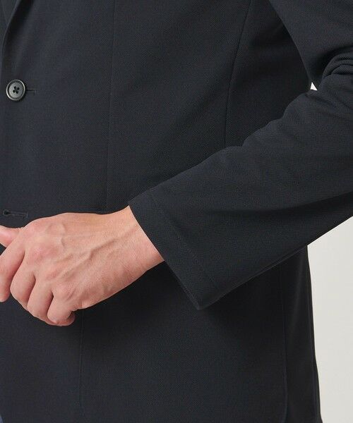 BEAUTY&YOUTH UNITED ARROWS / ビューティー&ユース ユナイテッドアローズ テーラードジャケット | 【WEB限定 WARDROBE SMART】エアリーピケ ジャージ 2B ジャケット | 詳細14
