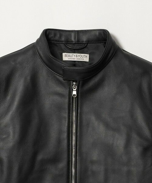 BEAUTY&YOUTH UNITED ARROWS / ビューティー&ユース ユナイテッドアローズ その他アウター | シープ レザー シングル ライダース ジャケット | 詳細10
