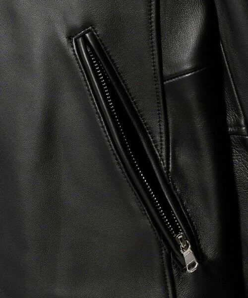 BEAUTY&YOUTH UNITED ARROWS / ビューティー&ユース ユナイテッドアローズ その他アウター | シープ レザー シングル ライダース ジャケット | 詳細12