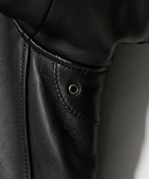 BEAUTY&YOUTH UNITED ARROWS / ビューティー&ユース ユナイテッドアローズ その他アウター | シープ レザー シングル ライダース ジャケット | 詳細13