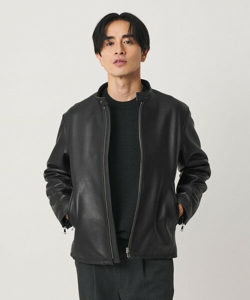 BEAUTY&YOUTH UNITED ARROWS / ビューティー&ユース ユナイテッドアローズ その他アウター | シープ レザー シングル ライダース ジャケット | 詳細3