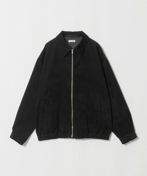 BEAUTY&YOUTH UNITED ARROWS / ビューティー&ユース ユナイテッドアローズ その他アウター | サッカーライク コーデュロイ ジップ ブルゾン（BLACK）