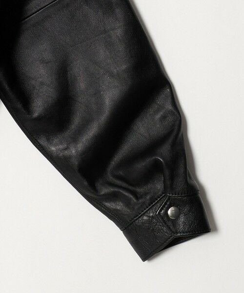 BEAUTY&YOUTH UNITED ARROWS / ビューティー&ユース ユナイテッドアローズ その他アウター | セミベジタブル レザー ラグラン ブルゾン | 詳細10