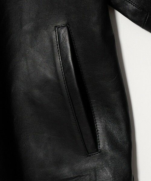 BEAUTY&YOUTH UNITED ARROWS / ビューティー&ユース ユナイテッドアローズ その他アウター | セミベジタブル レザー ラグラン ブルゾン | 詳細12