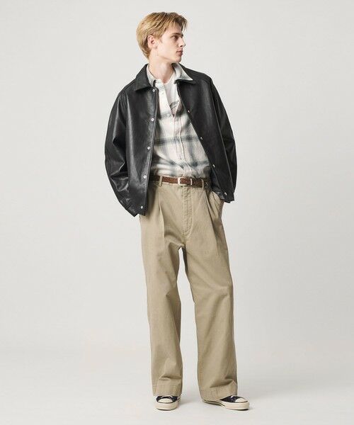 BEAUTY&YOUTH UNITED ARROWS / ビューティー&ユース ユナイテッドアローズ その他アウター | セミベジタブル レザー ラグラン ブルゾン | 詳細3