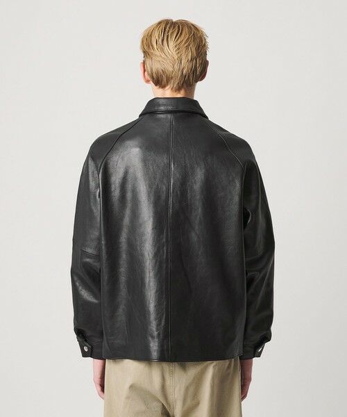 BEAUTY&YOUTH UNITED ARROWS / ビューティー&ユース ユナイテッドアローズ その他アウター | セミベジタブル レザー ラグラン ブルゾン | 詳細6