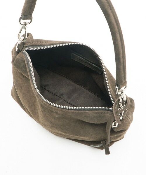 BEAUTY&YOUTH UNITED ARROWS / ビューティー&ユース ユナイテッドアローズ ショルダーバッグ | ＜LA UNIQA＞スクエア スエード バッグ | 詳細10
