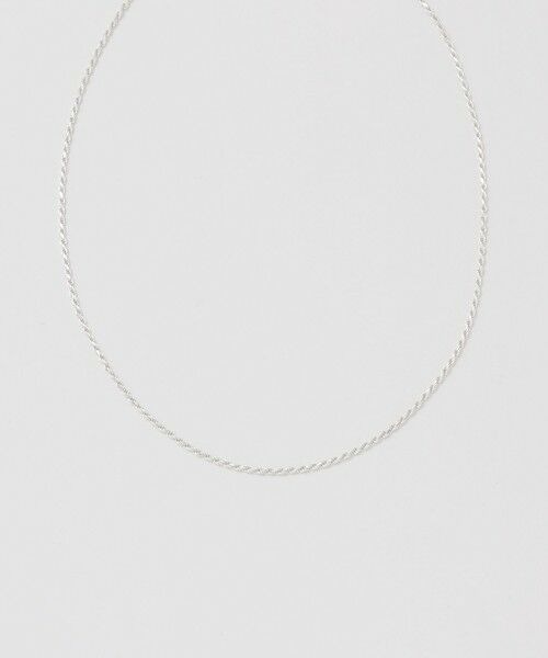 BEAUTY&YOUTH UNITED ARROWS / ビューティー&ユース ユナイテッドアローズ ネックレス・ペンダント・チョーカー | SILVER925 スクリュー チェーン ネックレス（SILVER）