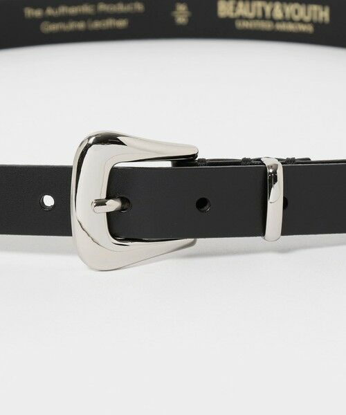 BEAUTY&YOUTH UNITED ARROWS / ビューティー&ユース ユナイテッドアローズ ベルト・サスペンダー | プレーン ウエスタン ベルト 23mm | 詳細2