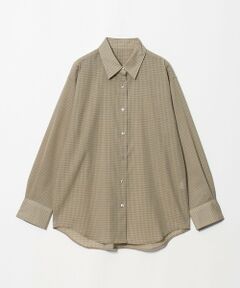 BEAUTY&YOUTH UNITED ARROWS / ビューティー&ユース ユナイテッドアローズ シャツ・ブラウス | 毛ポリエステル ソリッド＆チェック レギュラーカラーシャツ ウォッシャブル