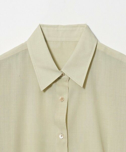 BEAUTY&YOUTH UNITED ARROWS / ビューティー&ユース ユナイテッドアローズ シャツ・ブラウス | 毛ポリエステル ソリッド＆チェック レギュラーカラーシャツ ウォッシャブル | 詳細1