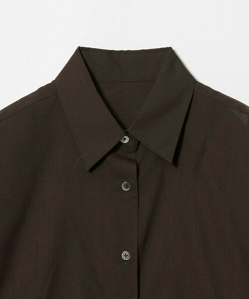 BEAUTY&YOUTH UNITED ARROWS / ビューティー&ユース ユナイテッドアローズ シャツ・ブラウス | 毛ポリエステル ソリッド＆チェック レギュラーカラーシャツ ウォッシャブル | 詳細6