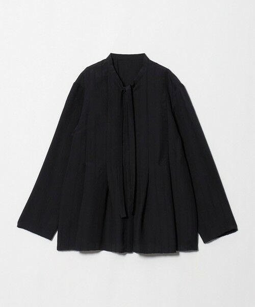 BEAUTY&YOUTH UNITED ARROWS / ビューティー&ユース ユナイテッドアローズ シャツ・ブラウス | レーヨンポリエステル タイ タックシャツ（BLACK）