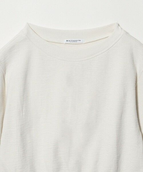 BEAUTY&YOUTH UNITED ARROWS / ビューティー&ユース ユナイテッドアローズ カットソー | コットン ダブルフェイス ドッキング プルオーバー | 詳細1