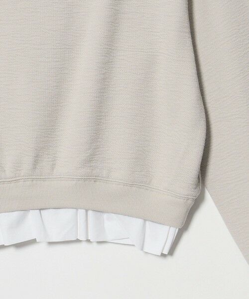 BEAUTY&YOUTH UNITED ARROWS / ビューティー&ユース ユナイテッドアローズ カットソー | コットン ダブルフェイス ドッキング プルオーバー | 詳細10