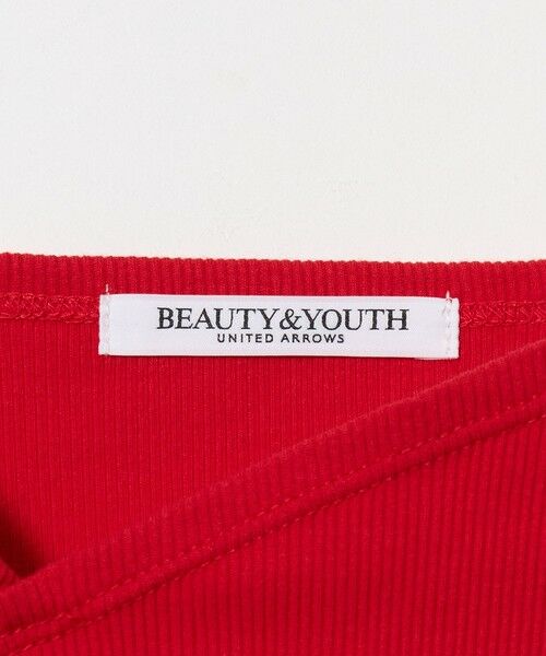 BEAUTY&YOUTH UNITED ARROWS / ビューティー&ユース ユナイテッドアローズ カットソー | コットン リブ ボタン ギャザー プルオーバー | 詳細10
