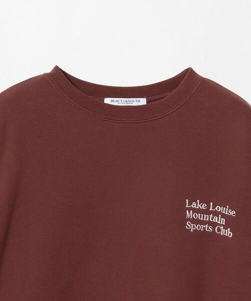 BEAUTY&YOUTH UNITED ARROWS / ビューティー&ユース ユナイテッドアローズ スウェット | コットン裏毛 ロゴスウェット プルオーバー | 詳細5