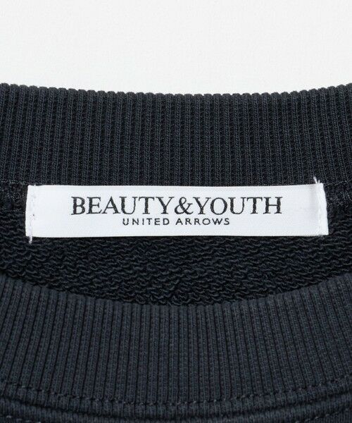 BEAUTY&YOUTH UNITED ARROWS / ビューティー&ユース ユナイテッドアローズ スウェット | コットン裏毛 ロゴスウェット プルオーバー | 詳細15