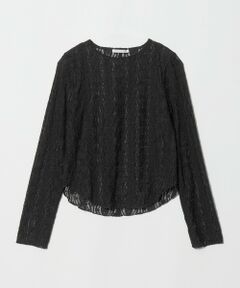 BEAUTY&YOUTH UNITED ARROWS / ビューティー&ユース ユナイテッドアローズ カットソー | ブラッシュド レース プルオーバー ウォッシャブル