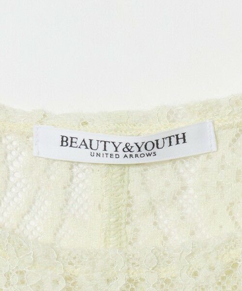 BEAUTY&YOUTH UNITED ARROWS / ビューティー&ユース ユナイテッドアローズ カットソー | ブラッシュド レース プルオーバー ウォッシャブル | 詳細9