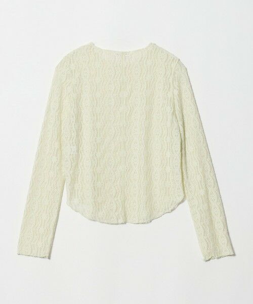 BEAUTY&YOUTH UNITED ARROWS / ビューティー&ユース ユナイテッドアローズ カットソー | ブラッシュド レース プルオーバー ウォッシャブル | 詳細11