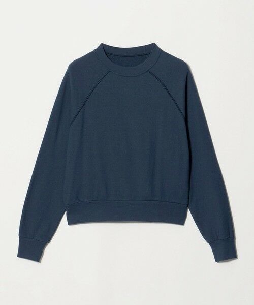 BEAUTY&YOUTH UNITED ARROWS / ビューティー&ユース ユナイテッドアローズ スウェット | コットン 裏毛 スウェット ラグラン プルオーバー（NAVY）