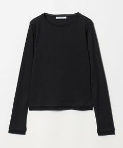 BEAUTY&YOUTH UNITED ARROWS / ビューティー&ユース ユナイテッドアローズ カットソー | ポリエステルコットン テレコ チュール ドッキングプルオーバー
