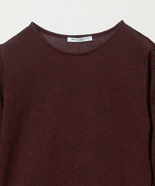 BEAUTY&YOUTH UNITED ARROWS / ビューティー&ユース ユナイテッドアローズ カットソー | コットンナイロン ジャガード フリル プルオーバー ウォッシャブル | 詳細6