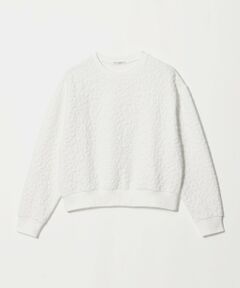 BEAUTY&YOUTH UNITED ARROWS / ビューティー&ユース ユナイテッドアローズ カットソー | フラワーレオパード ジャガード クルーネック プルオーバー