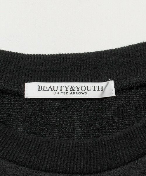 BEAUTY&YOUTH UNITED ARROWS / ビューティー&ユース ユナイテッドアローズ カットソー | フラワーレオパード ジャガード クルーネック プルオーバー | 詳細9