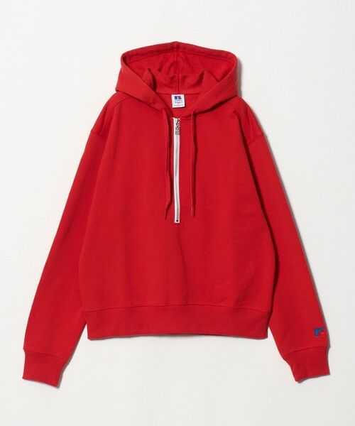 BEAUTY&YOUTH UNITED ARROWS / ビューティー&ユース ユナイテッドアローズ スウェット | 【別注】＜RUSSELL ATHLETIC＞ハーフジップ スウェット プルオーバー（ORANGE）