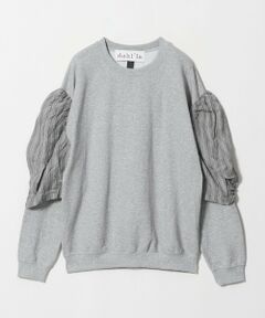 BEAUTY&YOUTH UNITED ARROWS / ビューティー&ユース ユナイテッドアローズ スウェット | 【WEB限定】＜dahl’ia＞リメイク パワーショルダー スウェット