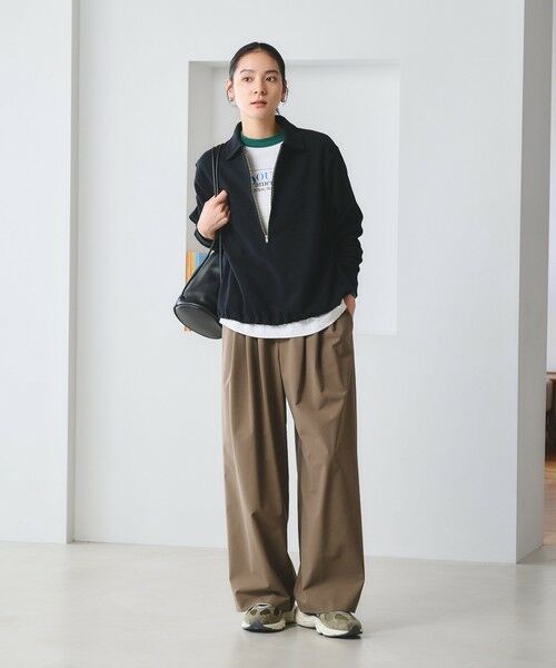 BEAUTY&YOUTH UNITED ARROWS / ビューティー&ユース ユナイテッドアローズ カットソー | 【WEB限定 Wardrobe DAILY MINIMAL】ダンボールジャージー ハーフジッププルオーバー | 詳細13