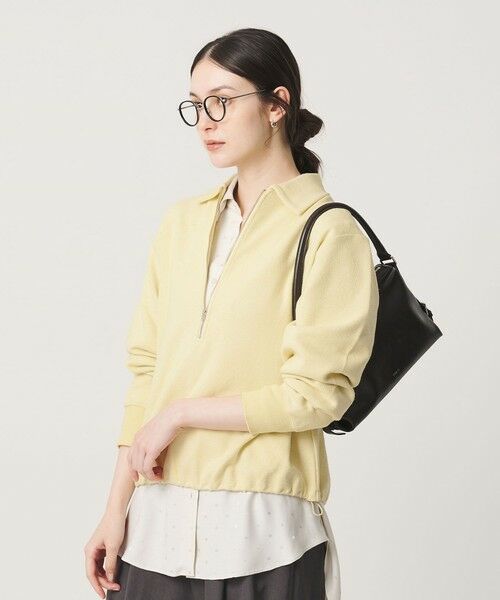 BEAUTY&YOUTH UNITED ARROWS / ビューティー&ユース ユナイテッドアローズ カットソー | 【WEB限定 Wardrobe DAILY MINIMAL】ダンボールジャージー ハーフジッププルオーバー | 詳細18