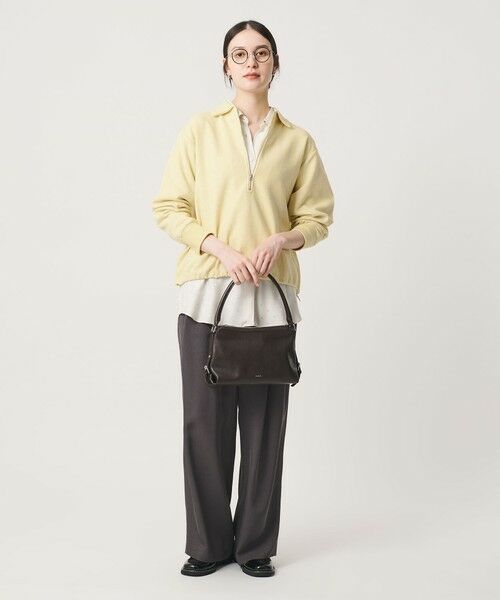 BEAUTY&YOUTH UNITED ARROWS / ビューティー&ユース ユナイテッドアローズ カットソー | 【WEB限定 Wardrobe DAILY MINIMAL】ダンボールジャージー ハーフジッププルオーバー | 詳細19