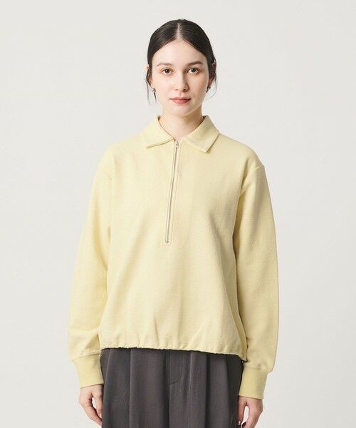 BEAUTY&YOUTH UNITED ARROWS / ビューティー&ユース ユナイテッドアローズ カットソー | 【WEB限定 Wardrobe DAILY MINIMAL】ダンボールジャージー ハーフジッププルオーバー | 詳細21