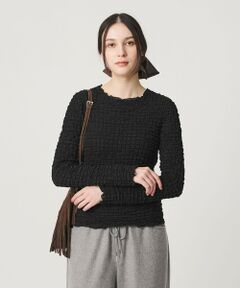 BEAUTY&YOUTH UNITED ARROWS / ビューティー&ユース ユナイテッドアローズ カットソー | 【WEB限定】シュリンクレース ロングスリーブプルオーバー