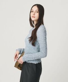 BEAUTY&YOUTH UNITED ARROWS / ビューティー&ユース ユナイテッドアローズ カットソー | 【WEB限定】シュリンクレース ロングスリーブプルオーバー
