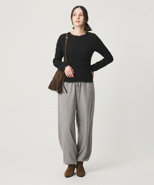 BEAUTY&YOUTH UNITED ARROWS / ビューティー&ユース ユナイテッドアローズ カットソー | 【WEB限定】シュリンクレース ロングスリーブプルオーバー | 詳細8