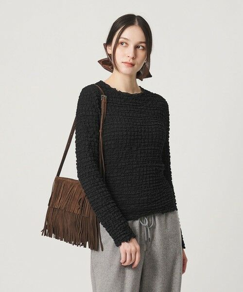 BEAUTY&YOUTH UNITED ARROWS / ビューティー&ユース ユナイテッドアローズ カットソー | 【WEB限定】シュリンクレース ロングスリーブプルオーバー | 詳細6