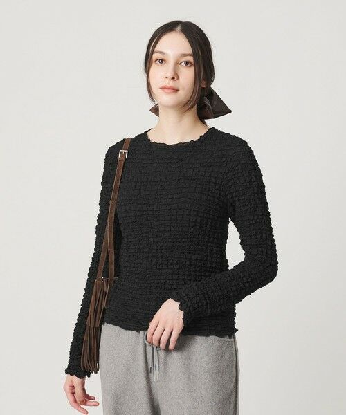 BEAUTY&YOUTH UNITED ARROWS / ビューティー&ユース ユナイテッドアローズ カットソー | 【WEB限定】シュリンクレース ロングスリーブプルオーバー | 詳細7