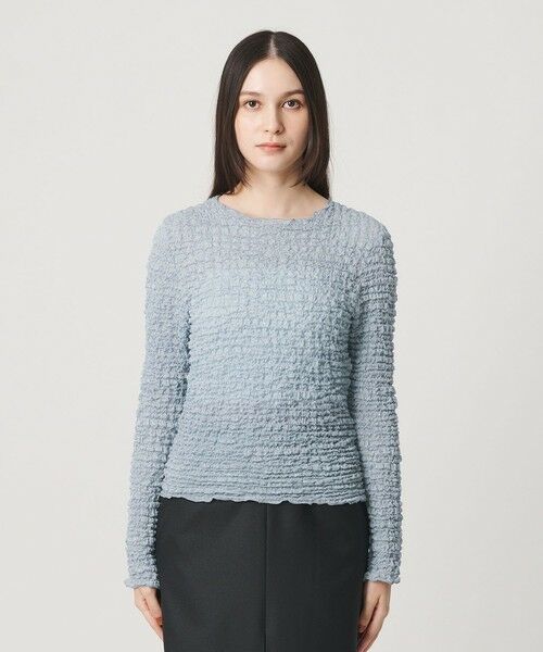 BEAUTY&YOUTH UNITED ARROWS / ビューティー&ユース ユナイテッドアローズ カットソー | 【WEB限定】シュリンクレース ロングスリーブプルオーバー | 詳細17