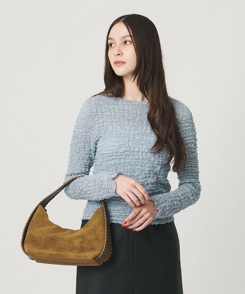 BEAUTY&YOUTH UNITED ARROWS / ビューティー&ユース ユナイテッドアローズ カットソー | 【WEB限定】シュリンクレース ロングスリーブプルオーバー | 詳細15