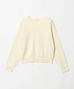 BEAUTY&YOUTH UNITED ARROWS / ビューティー&ユース ユナイテッドアローズ ニット・セーター | ソフトコットン Vネック スムース ニットプルオーバー ウォッシャブル