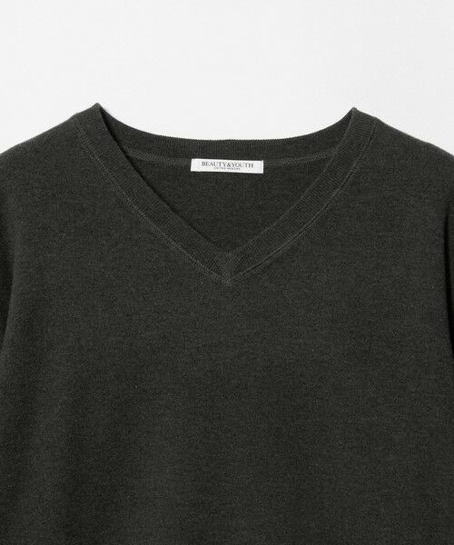 BEAUTY&YOUTH UNITED ARROWS / ビューティー&ユース ユナイテッドアローズ ニット・セーター | ソフトコットン Vネック スムース ニットプルオーバー ウォッシャブル | 詳細4